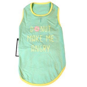 Hotel Doggy Dog Large Donut Make Me Angry Pet Tank T-shirt New
